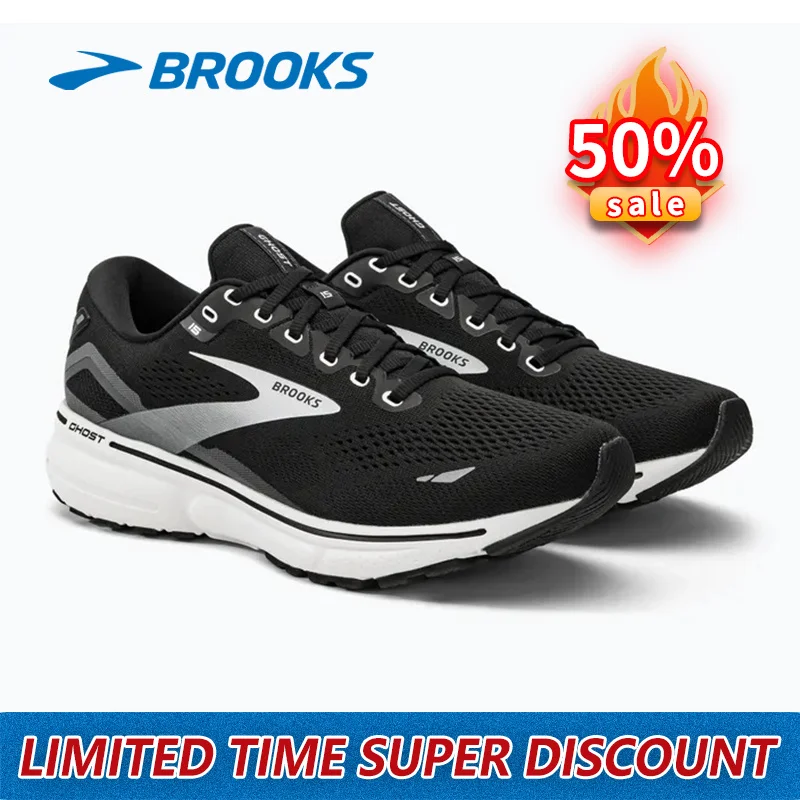 Brooks Ghost 15 кроссовки для бега тренировочные дышащая легкая повседневная обувь по