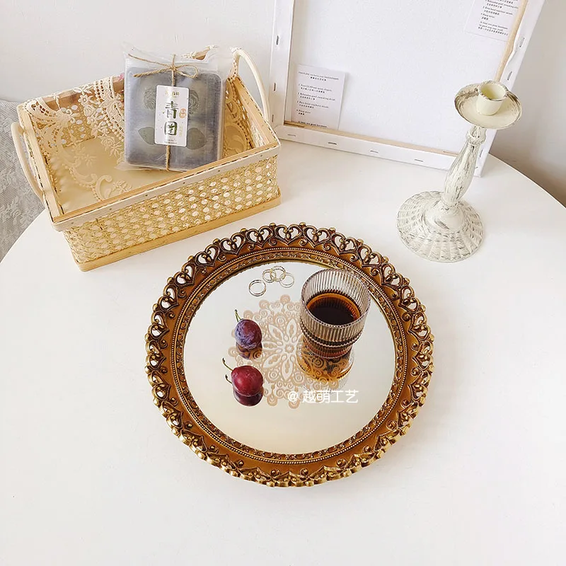 

Round Mirror Coffee Table Accessories Antique Macrame Mirror Salon Decoraciones Para Habitacion Bedroom Room Decor Aesthetic