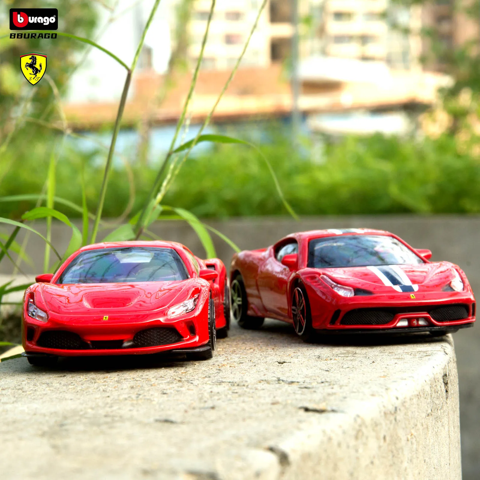 Модель автомобиля Bburago Ferrari 488GTE 1:43 литой из сплава Laferrari F430 Itlalia 458 488 вызов gto F40