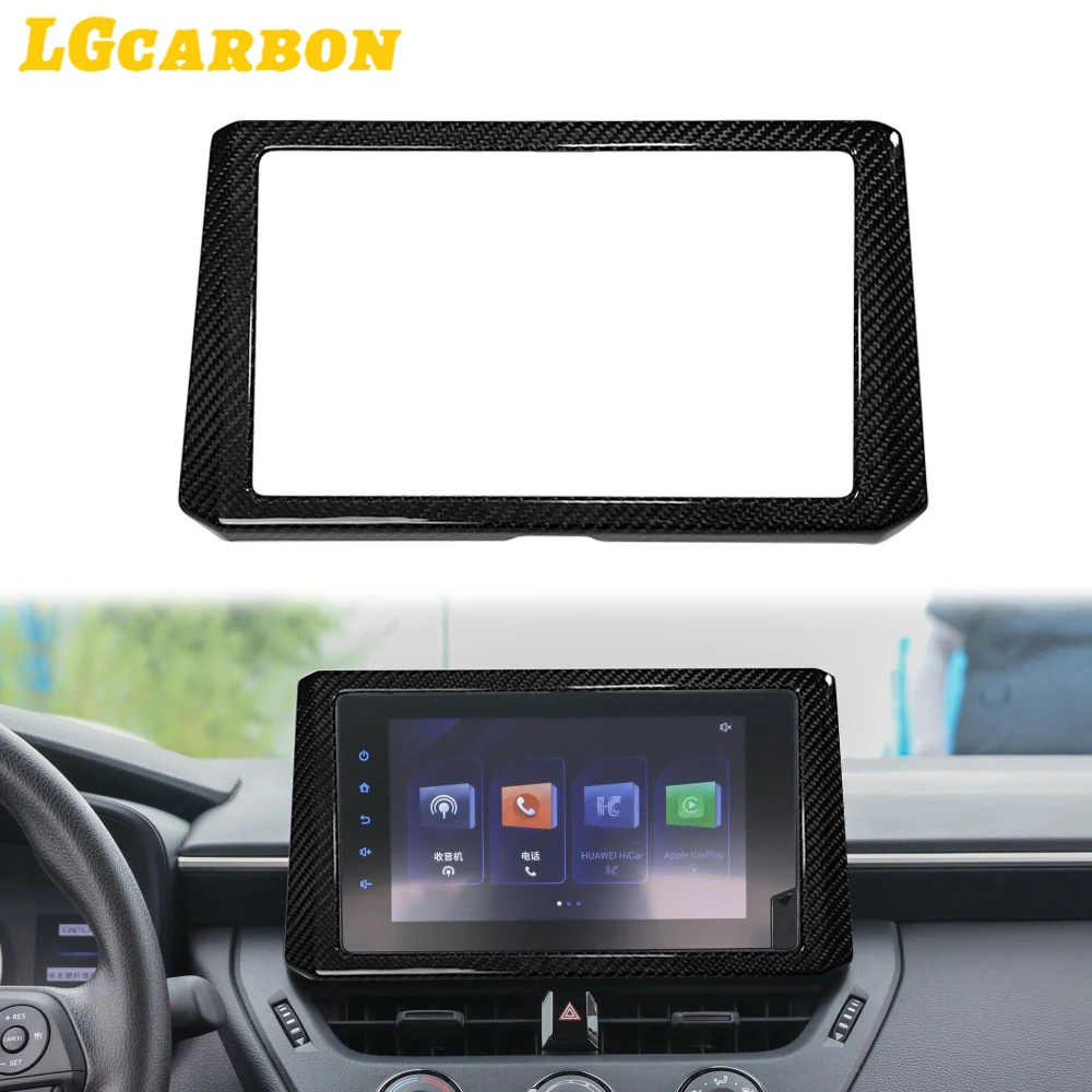 Аксессуары для интерьера из углеродного волокна мультимедиа накладка Toyota GR Corolla