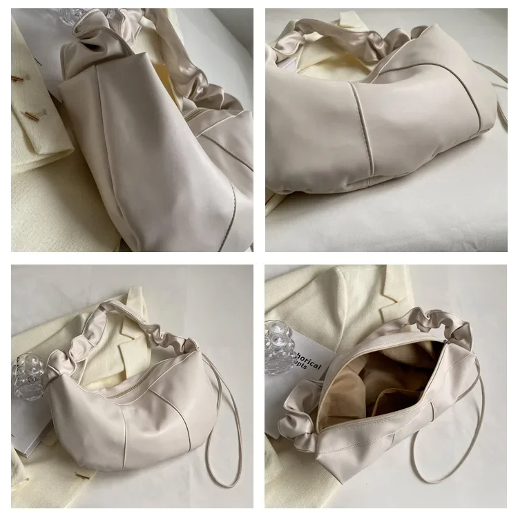 Повседневная женская сумка через плечо из искусственной кожи Дамский Хобо