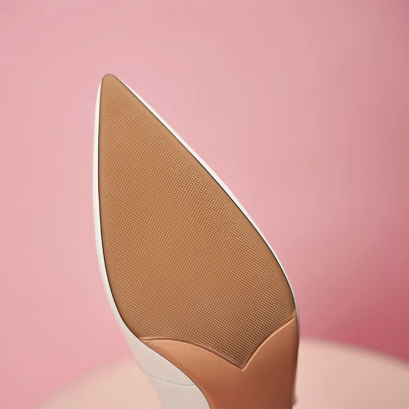 Pointed Closed Toe Women Sandals New 2023 Summer Black White High Thin Heels Sexy Party Shoes