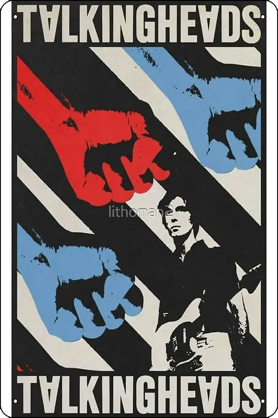 Talkng Heads Coert Graphc Metal Prnt Tn Sgn 12X8 h Funny Man Cave Home Office Bar Decor