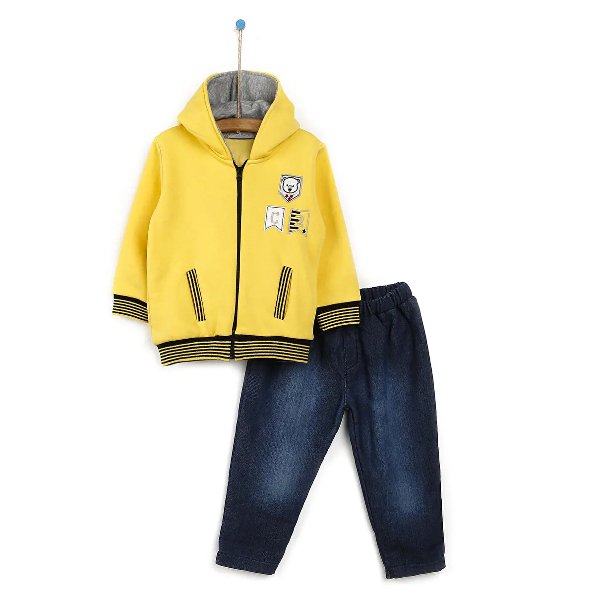 

ebebek Cassiope Basic Erkek Bebek Sarı Eşofman Takımı