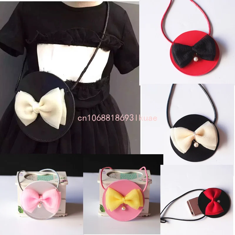 

2023 New Baby Mini Purse Cute Bowknot Crossbody Bags for Kids Coin Pouch Kawaii Toddler Girls Purses and Handbags Gift