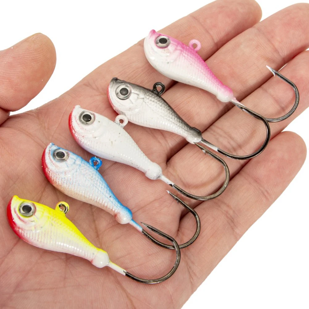 

5 шт./комплект, мягкие рыболовные приманки из высокоуглеродистой стали