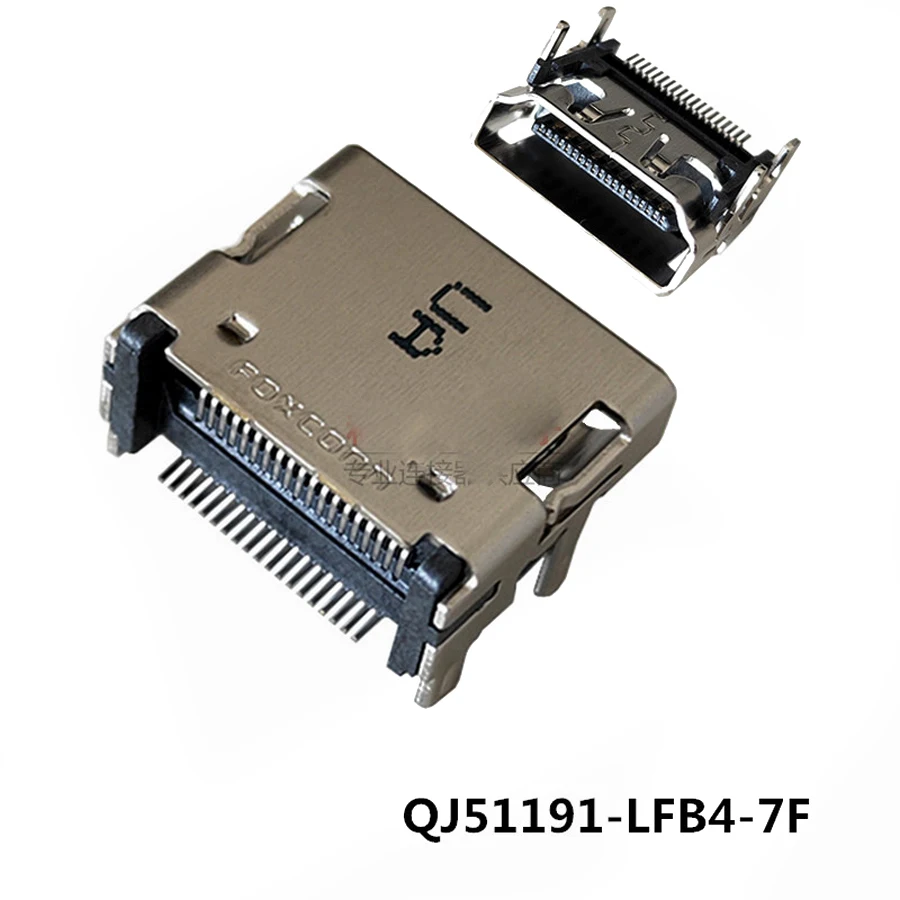 

10 шт./лот QJ51191-LFB4-7F SMT HDMI гнездовой разъем/разъем 19PIN 19P