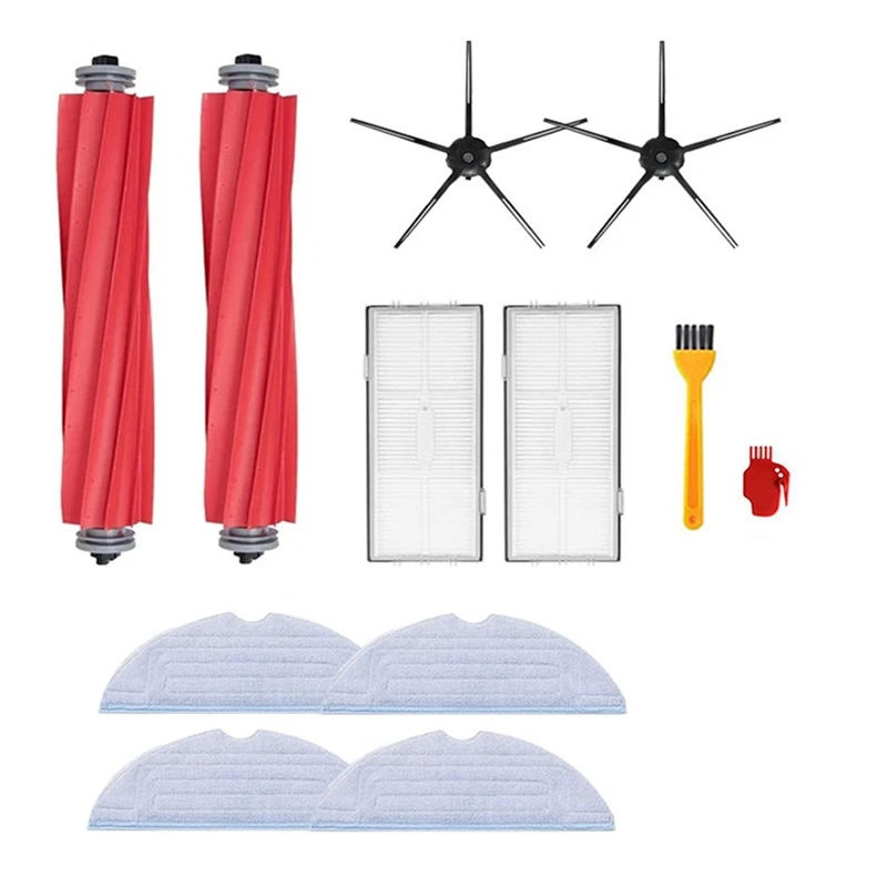 

HEPA Filter Main Side Brush Mops Cloths For Xiaomi Roborock S7 S70 S7max S7 Maxv T7S Plus Kit Vacuum Cleaner Accessories