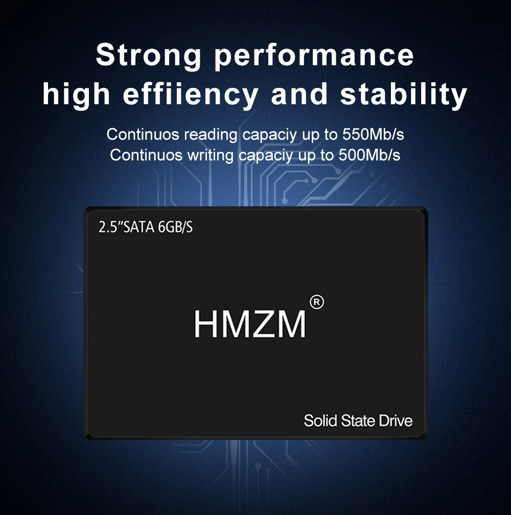 

HMZM 240GB 120GB 64GB 2.5 Inch Disk Drive HDD 128GB Solid State Drive For Pc SSD 256GB 1TB 480GB 512GB 2TB Laptop Desktop