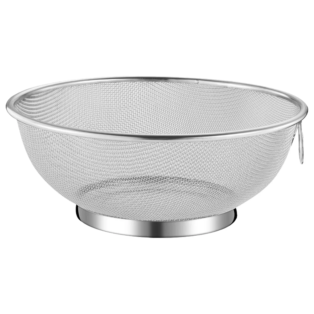 

Net Colander Rice Drainer Strainer Filter Screen Mesh Strainers Kitchen Stainless Steel Fine