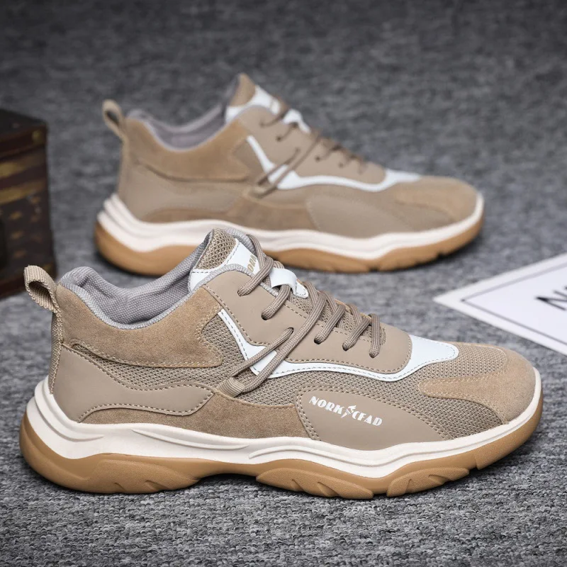 

Running Shoes Men's Summer Breathable Cushion Damping Running Shoes 2023 New Youth Student Autumn Leisure Sports Shoes