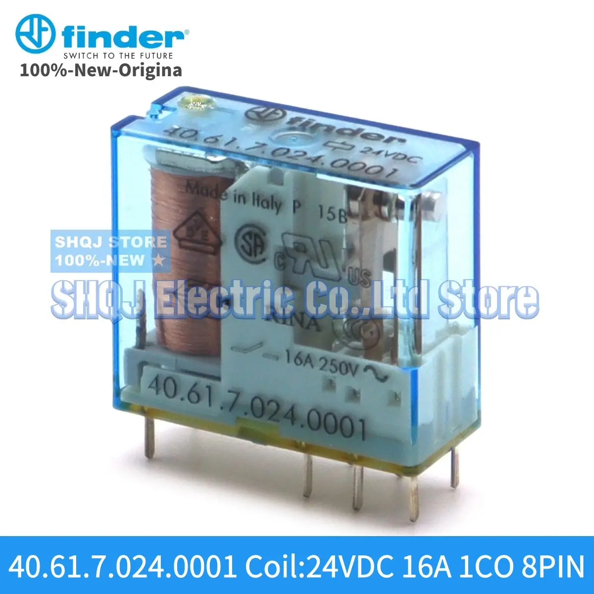 

FINDER 100%-новый 5 шт. 40,52 40,61 40,31 24VDC 230VAC 12VDC 8A 2CO 16A 1CO 40series Оригинальное реле печатной платы