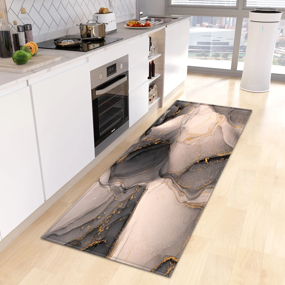 

Kitchen Foot Mat Home Bathroom Entrance Doormat Bedroom Bedside Living Room Floor Carpet Balcony Hallway Bath Door Anti-Slip Rug