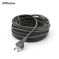 eu plug in power cord self regulating heating cable for water pipe freeze protection reptiles heating przewody 220v
