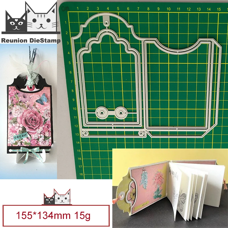 Новинка 2022 этикетка для высечки металлические штампы декоративные скрапбукинга