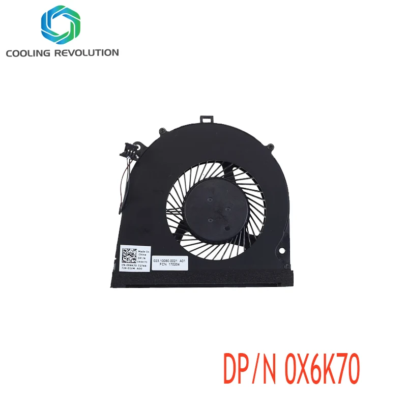 Охлаждающий вентилятор для процессора ноутбука EF50060S1-C470-G9A DFS541105FC0T для Dell Latitude 15 L3580 3580 E3580 DP/N 0X6K70 X6K70