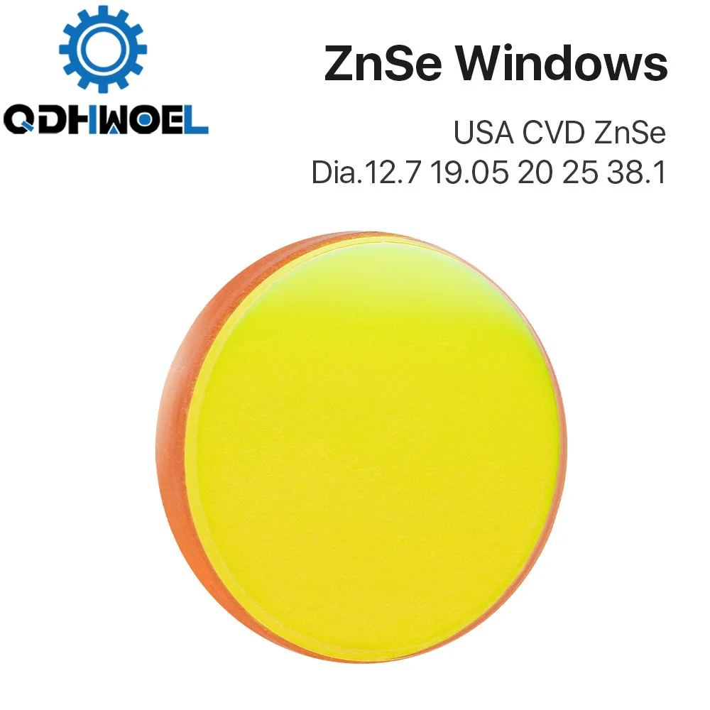 

Защитные стекла CVD ZnSe, диаметр материала 12,7 20 38,1 мм