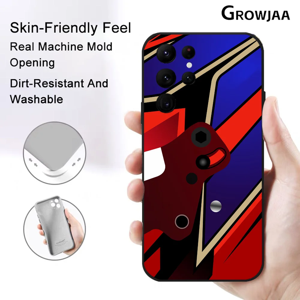 Чехол для телефона F1 K-Kimi R-RaikkonenS Samsung Galaxy S24 Ultra S22 S23 S21 S20 5G Защитный силиконовый