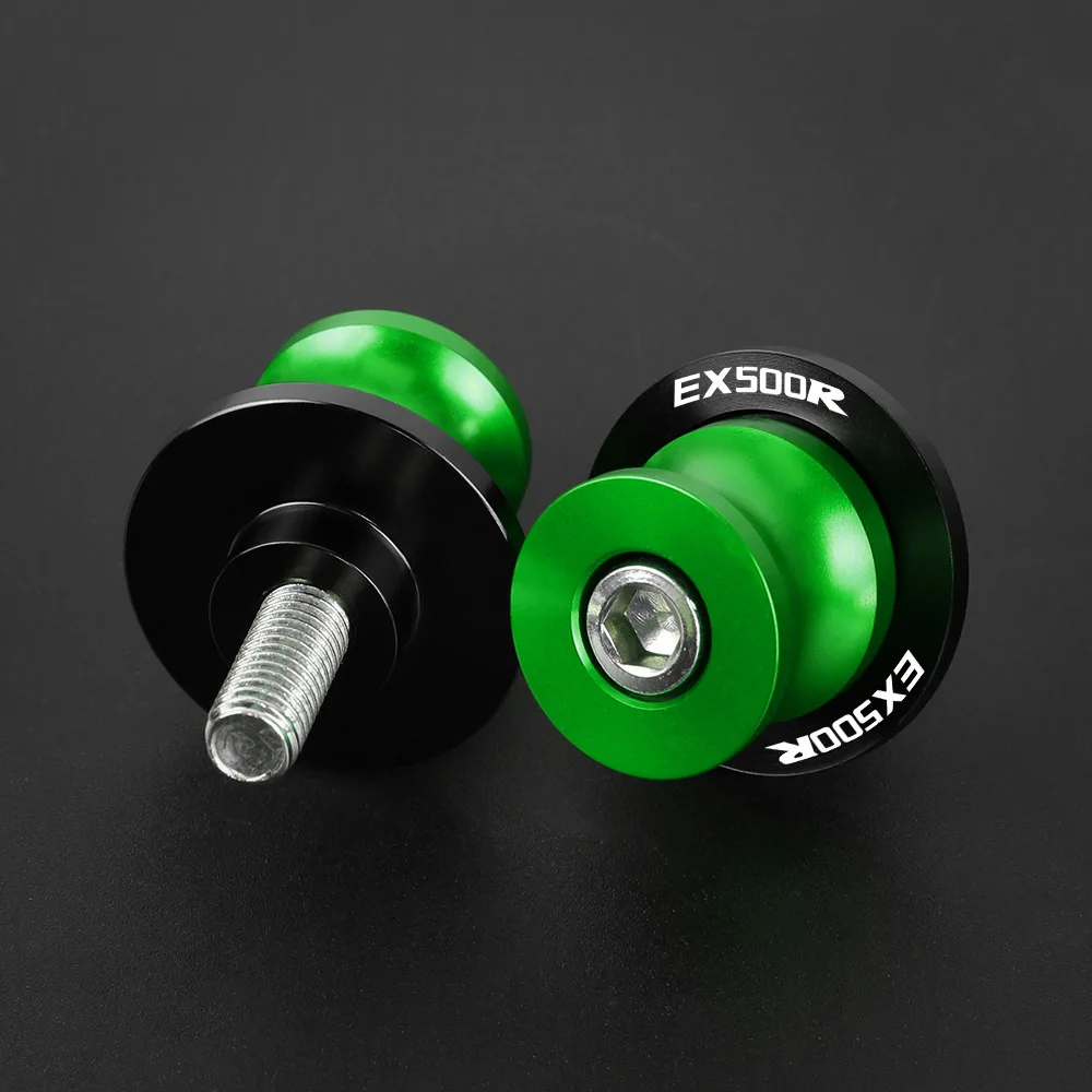 

For Kawasaki EX500R NINJA GPZ500S 2002 2003 2004 2005 2006 2007 2008 2009 Accessories Swingarm Spools Slider Rear Stand Screws