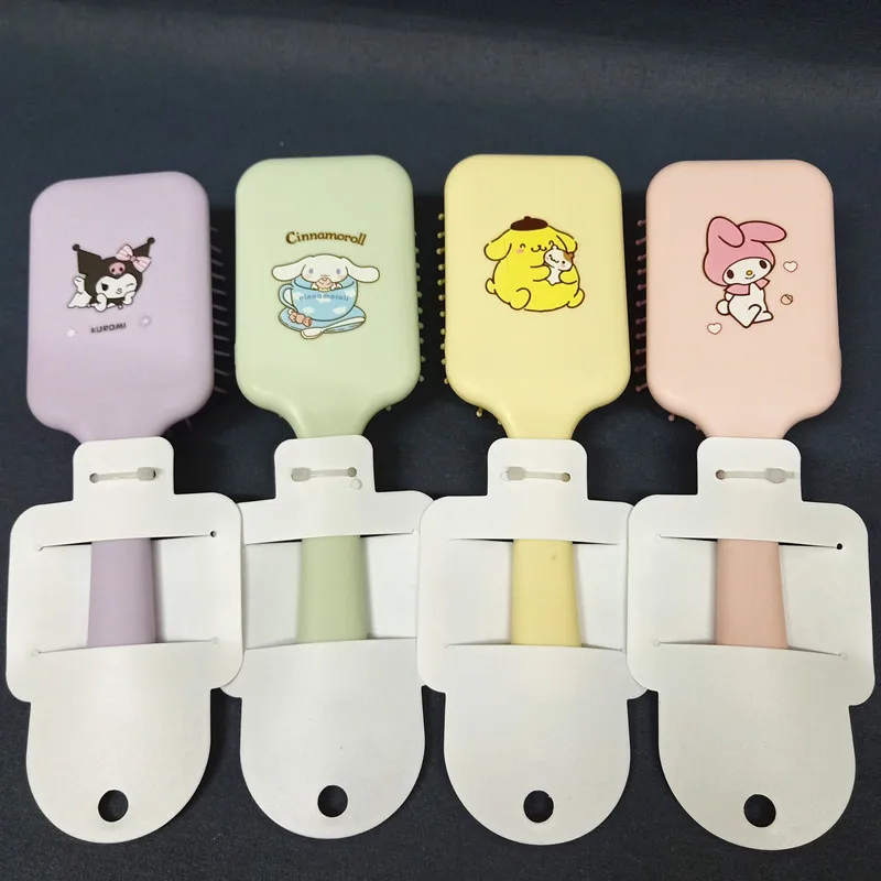 

Sanrio Kawaii Anim Kuromi Air Cushion Comb Cinnamoroll My Melody Massage Hair Smoothing Portable Air Cushion Comb Girl Gift