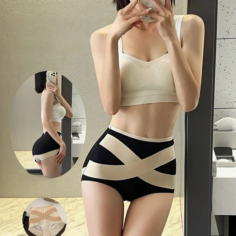 

Women High Waist Trainer Body Shaper Panties X Butt Lifter Belly Control Body Slimming Control Shapewear Girdle Underwear