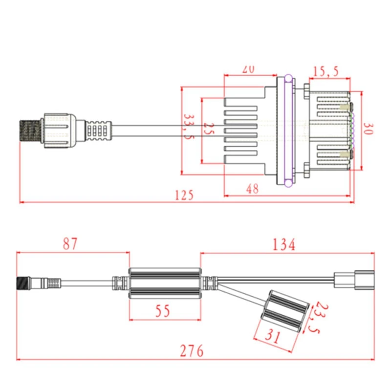 2 шт. белые глаза ангела гало кольцо маркер фотолампа 80 Вт 6000K для-BMW 1 5 7 серии X3 X5 E39
