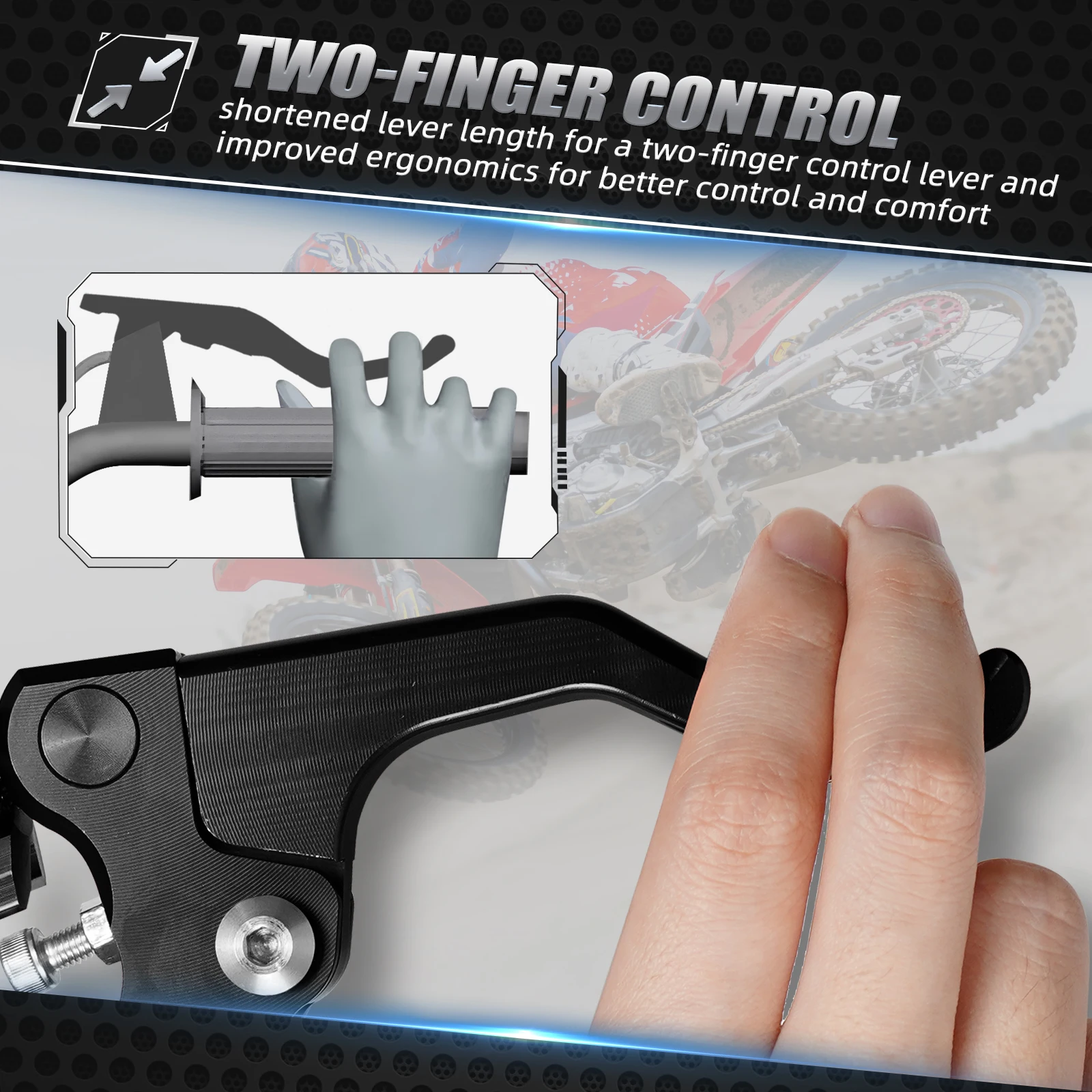 Для Honda CRF230L 2008-2016 короткий рычаг сцепления тормоза в сборе CR80 CR85 CR125 CR250 CR500 1990-2007