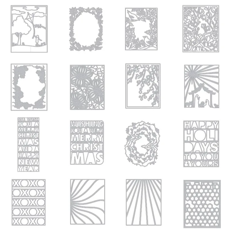 

Metal cutting dies 28pc cover Plate Die cut mold card Scrapbook paper craft knife mould blade punch stencils