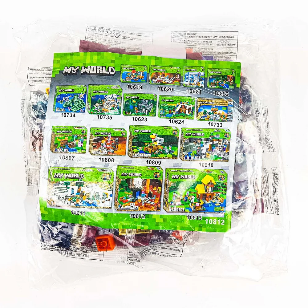 Конструктор Minecraft Майнкрафт Портал в Подземелье MyWorld BlocksWorld 10812 (477 деталей) Lego Лего