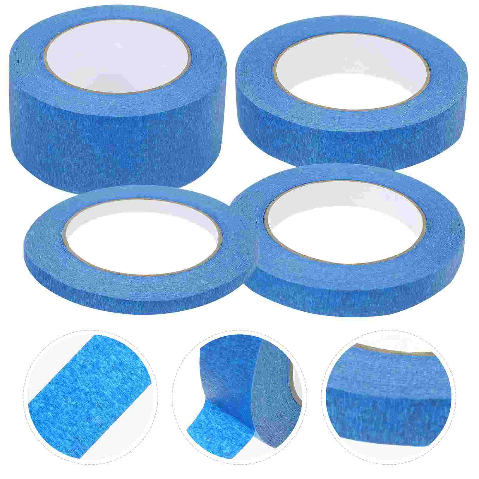 

4 Rolls Blue Tape Masking Tape Painters Tape DIY Masking Tape Crafting Masking Tape