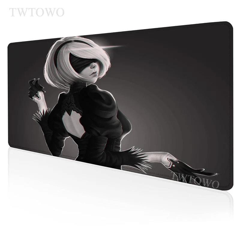 

Sexy Nier Automata 2b Mouse Pad Gamer XL HD New Computer Custom Mousepad XXL Desk Mats Anti Slip Natural Rubber Soft Table Mat