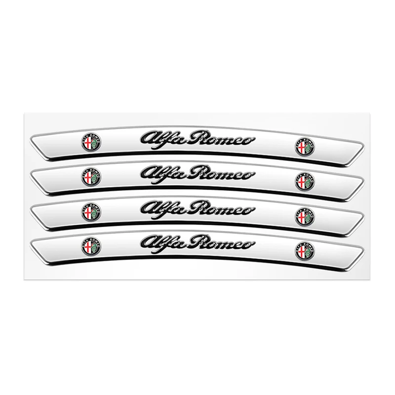 

Алюминиевый автомобильный значок, Стайлинг ступицы колес, декоративные наклейки для Alfa Romeo 159 Giulietta Mito 147 Stelvio 156 Volante
