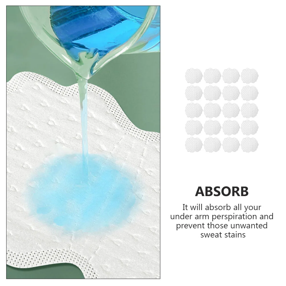 20 шт. впитывающая пот нашивка для подмышек женская и наклейка наклейки подушечки