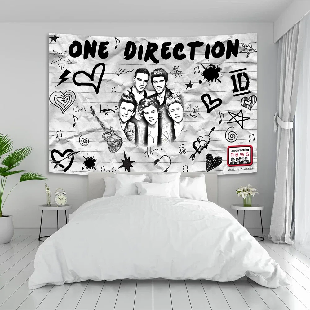 Гобелен O-One Band Direction гобелен в эстетике хиппи гобелены стиле бохо для гостиной