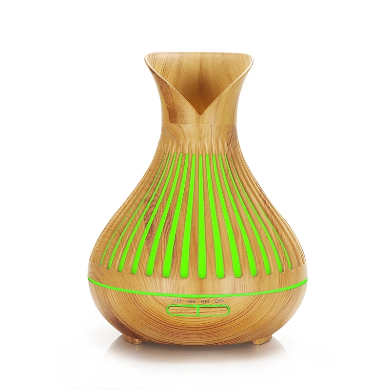 

500ML Ultrasonic Aroma Humidifier Essential Oil Diffuser Air Purifier Mist Maker Aroma Diffuser LED Light