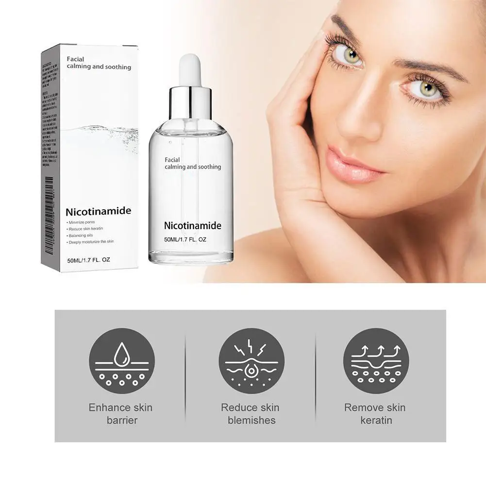 Лампа с никотиновой кислотой для осветления акне увлажнение отбеливание кожи