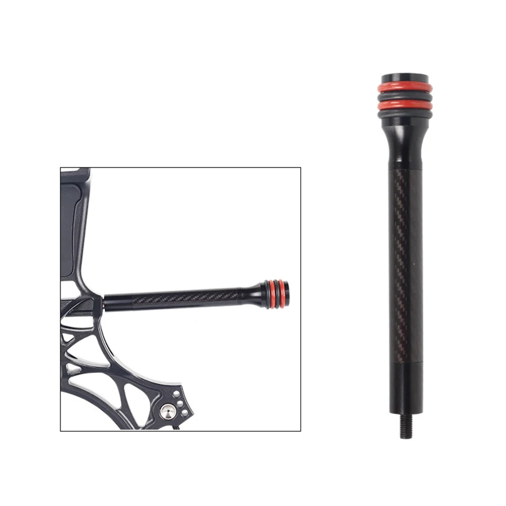

Archery Compound Bow Stabilizer 6/8Inch Shock Absorber Dampener 3k Pure Carbon Fiber Stabilizer For Outdoor Hunting Accessories