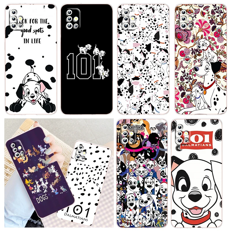 

Disney 101 Dalmatians Dog Phone Case Transparent For Samsung A73 A72 A71 A53 A52 A51 A42 A33 A32 A23 A22 A21S A13 A12 A03 A31