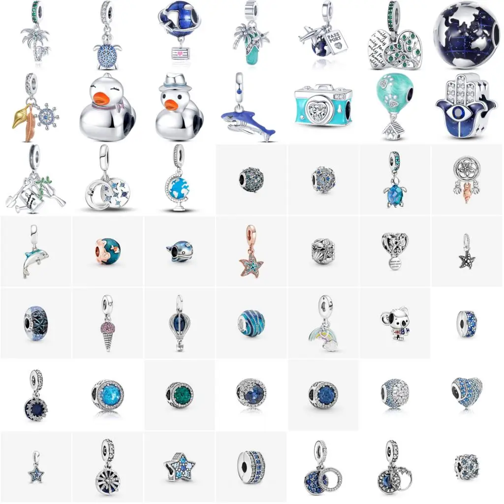 Лидер продаж подвеска из серебра 925 пробы в виде планеты земли звезды шара синей