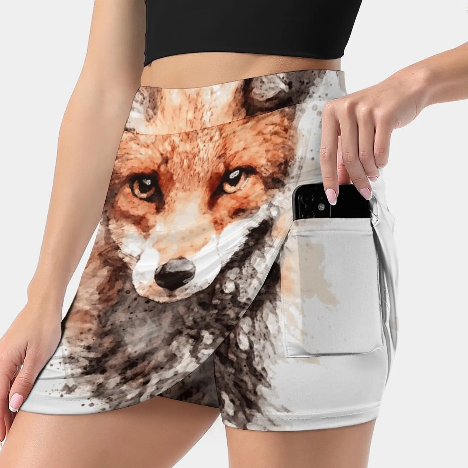 

Женская Спортивная юбка для тенниса, гольфа, танцев, фитнеса, бега, йоги