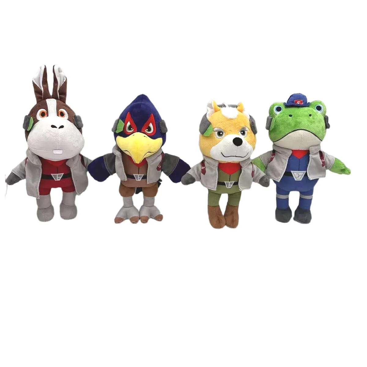 Фото Плюшевая игрушка Game Star Fox: Аниме-персонажи Фокс МакКлауд и Пеппи Хэйр, мягкая кукла-зверёк, украшение, подарок на день рождения для детей №2