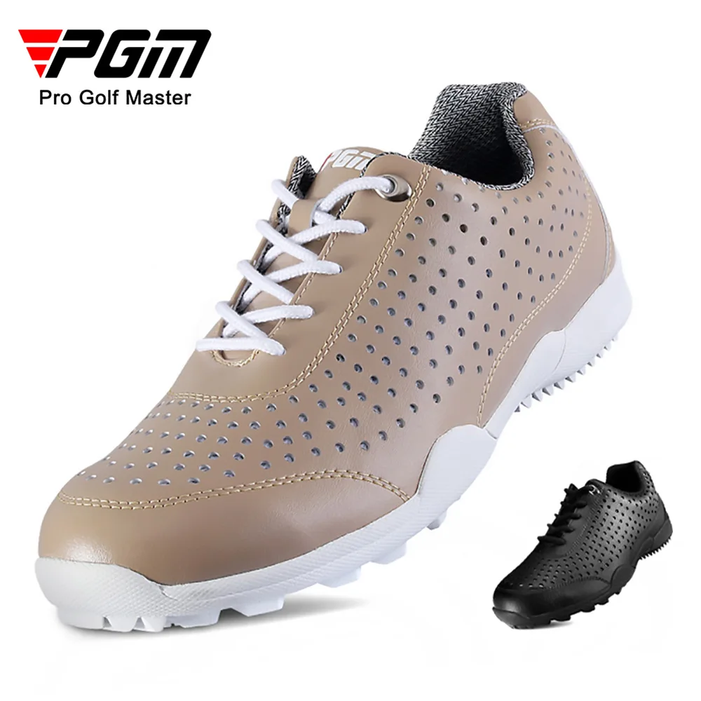 

PGM Golf Shoes Outdoor Brogue Style Golf Trainers Black / Brown Men Waterproof Breathable Slip Resistant Sports Sneakers XZ017