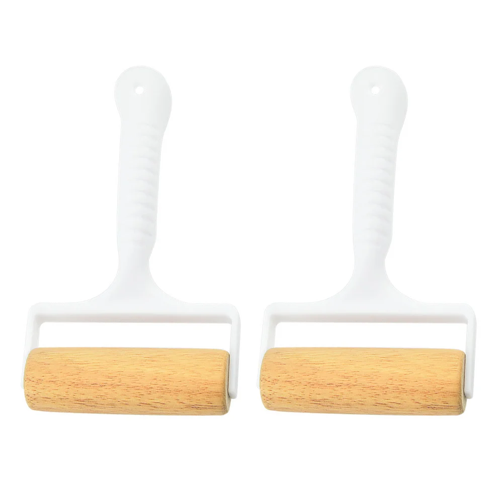 

2pcs Wood Baking Rolling Pin Pastry Pizza Roller Kitchen DIY Dough Roller Pin