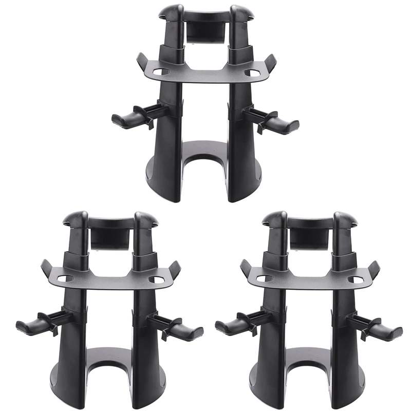 

3X Vr Stand,Headset Display Holder And Station For Oculus Rift S Oculus Quest Headset Press Controllers