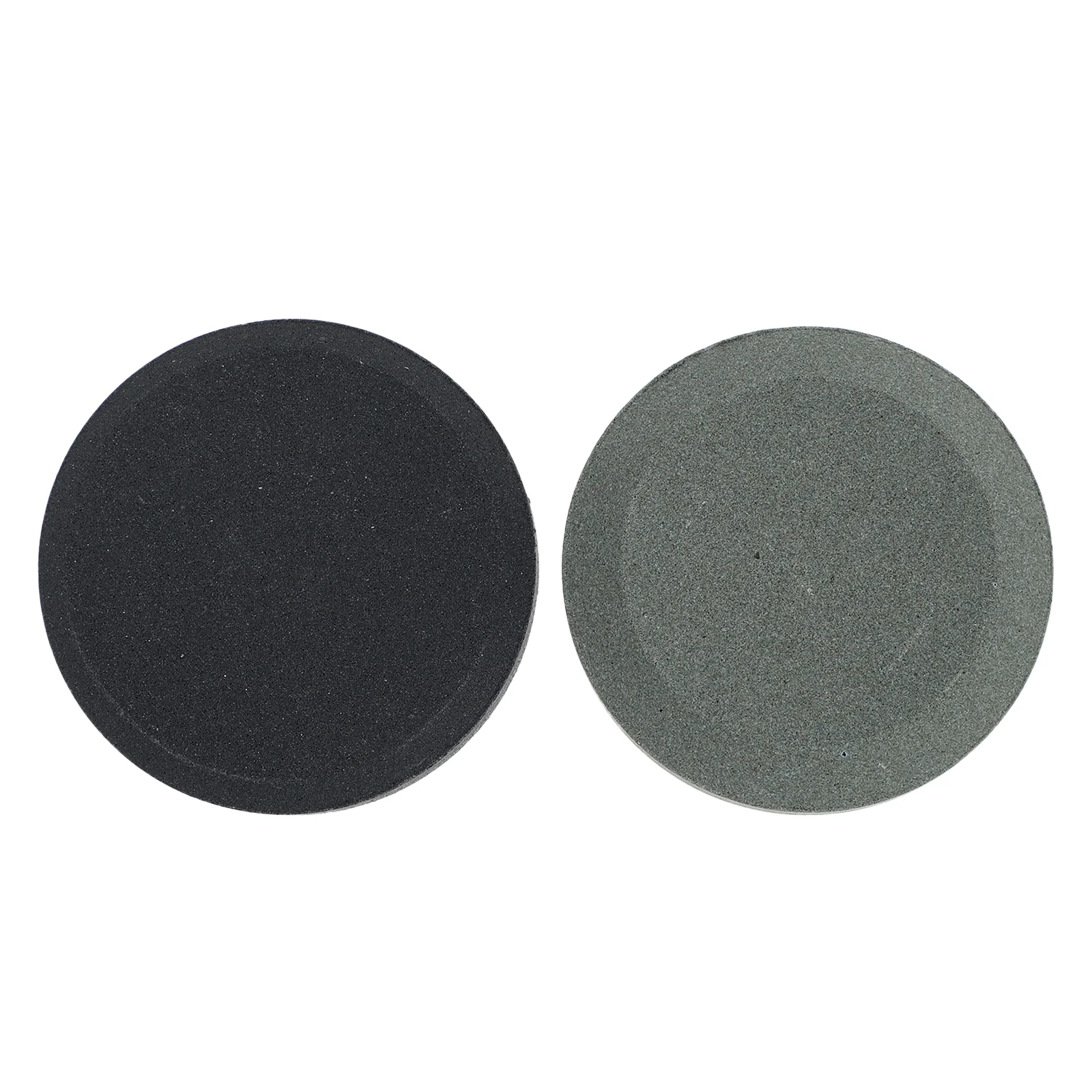 

2 Pcs Scissors Sharpener Knife Sharpening Tool Round Whetstone Knives Portable Double Sided Brown Fused Alumina