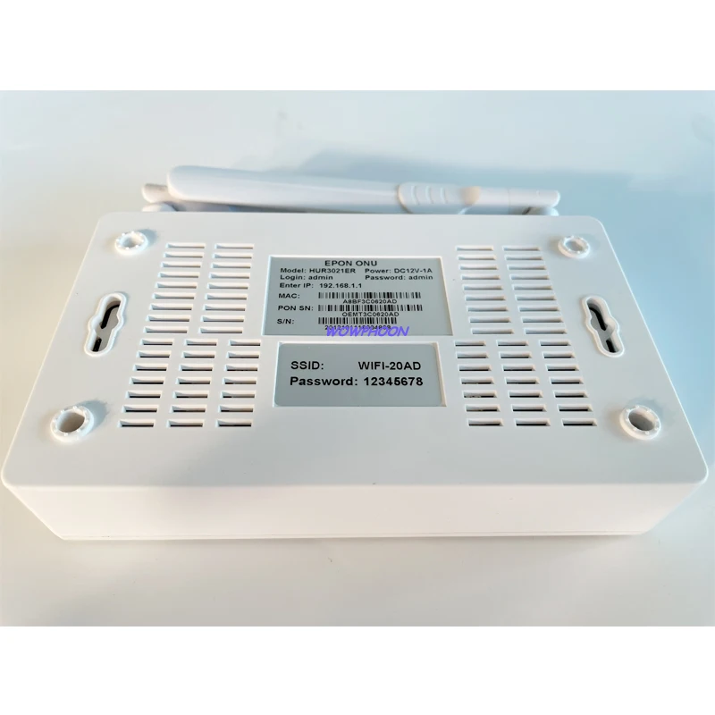 Free shipping HUR3021ER EPON ONU ONT 1GE + 3FE wifi catv for family gateway with 2 antennas EPON optical network terminal