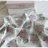 customized thin light pink beautiful cut flower fashion fabric fabric diy plant flower