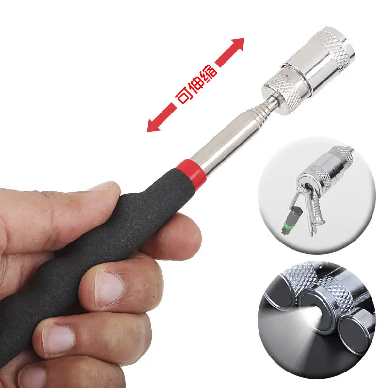 Telescopic Magnetic Pen Metalworking Handy Tool Magnet Capacity for Picking Up Nut Bolt Adjustable Pickup Rod Stick Mini Pen images - 6