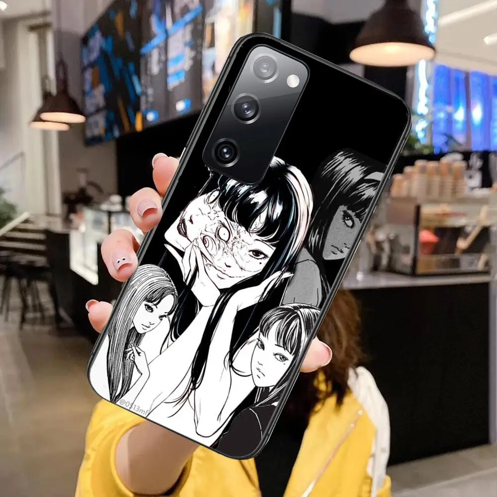 

Japanese Terror Horror Comic Tomie for Samsung Galaxy S30 S21 Fe S20 S7 S5 S8 Plus S9 S10 S10e S21 Ultra Note 10 Lite Phone Case