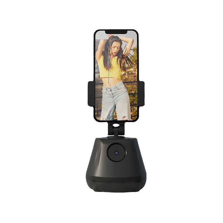 

SixM New Technology Smart Shooting Auto Face AI Rotation 360 Object Tracking Cell Mobile Phone Holder